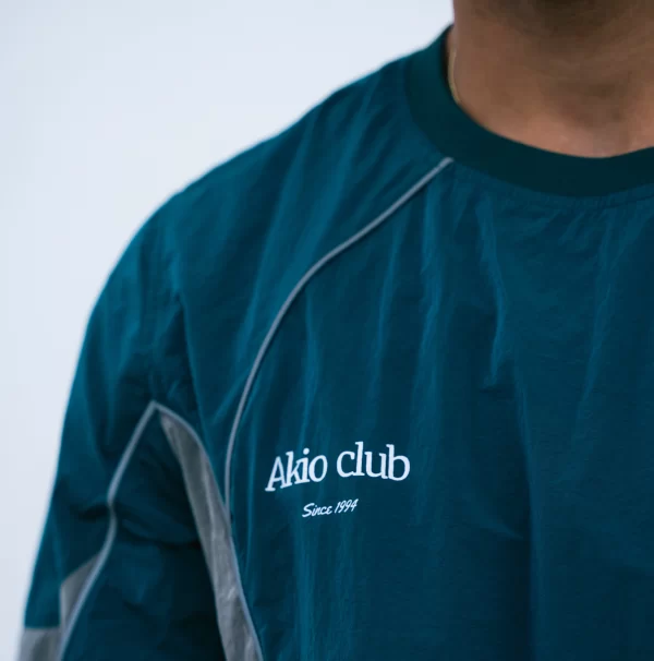 Akio sport waterproof reflective stripe hoodie emerald green edition – AKIO