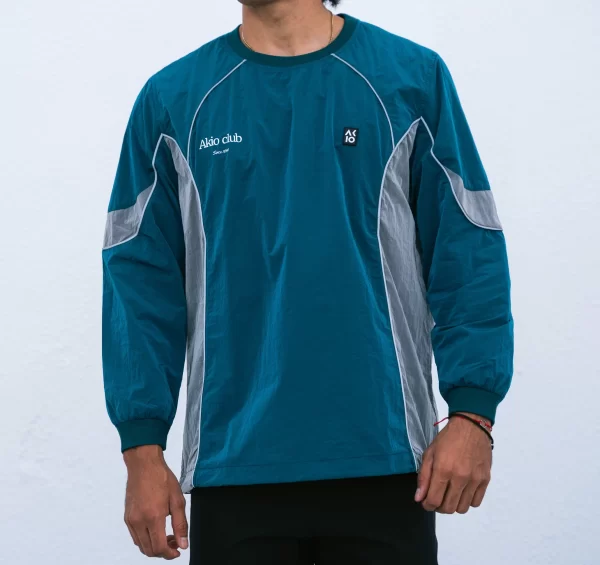 Akio sport waterproof reflective stripe hoodie emerald green edition – AKIO
